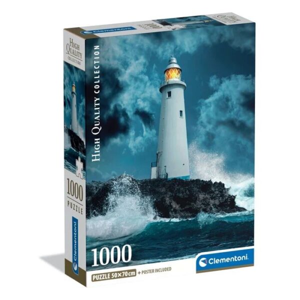 Clementoni - Lighthouse in the Storm 1000 Piece Puzzle - Image 2