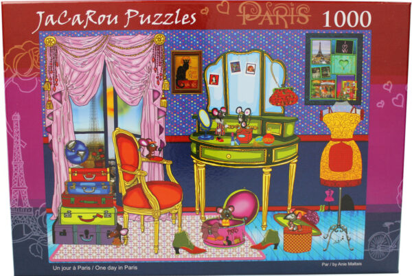 JaCaRou - One Day in Paris 1000 Piece Puzzle - Image 2