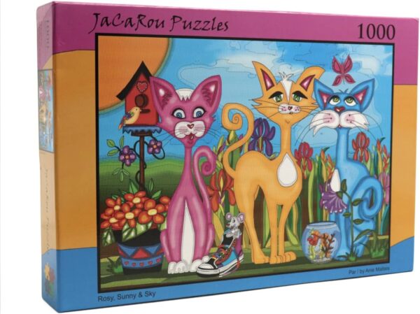 JaCaRou - Rosy, Sunny and Sky 1000 Piece Puzzle - Image 2