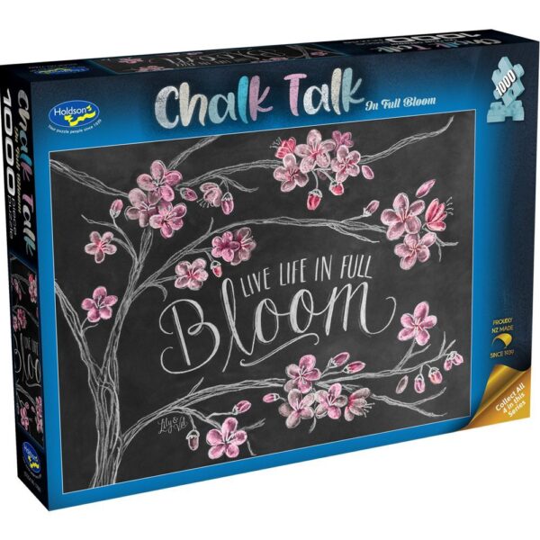 Holdson - Chalk Talk - In Full Bloom 1000 Piece Puzzle - Image 2