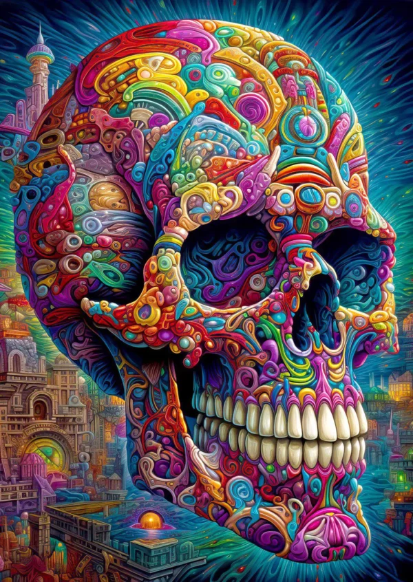 Enjoy - Quirky Skull 1000 Piece Puzzle