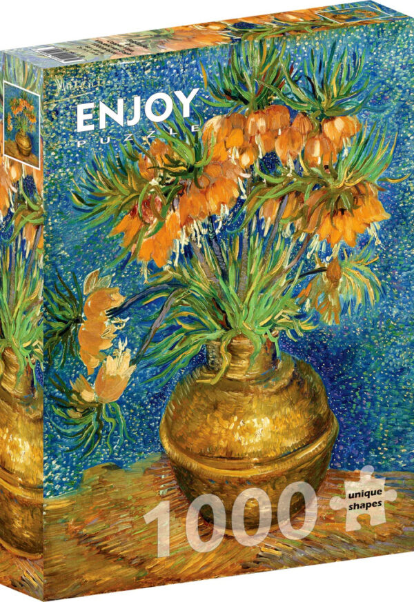 Enjoy - Van Gogh - Fritillaries in A Copper Vase 1000 Piece Puzzle - Image 2