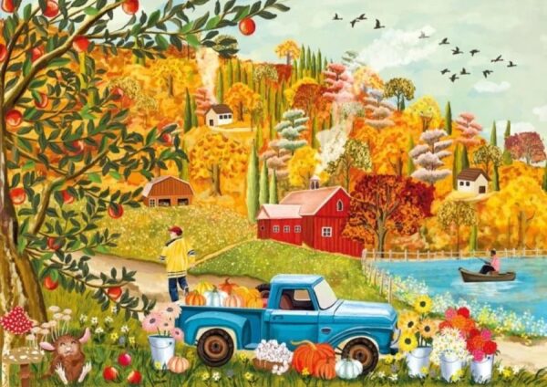 Magnolia - Autumn Scene 1000 Piece Puzzle