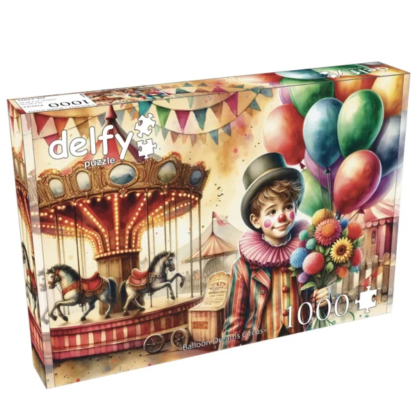 Delfy - Balloon Dreams Circus 1000 Piece Puzzle - Image 2