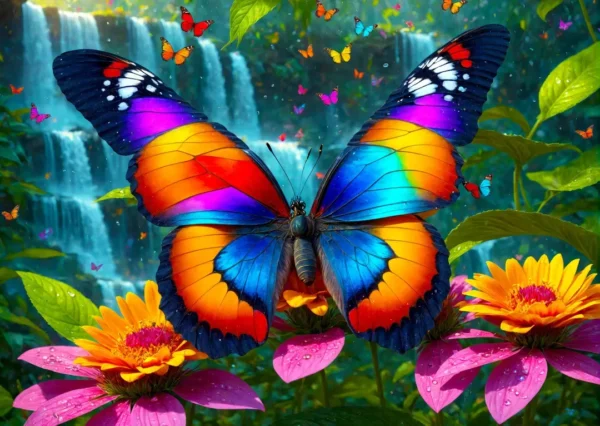 Enjoy - Butterfly in the Forest 1000 Piece Puzzle