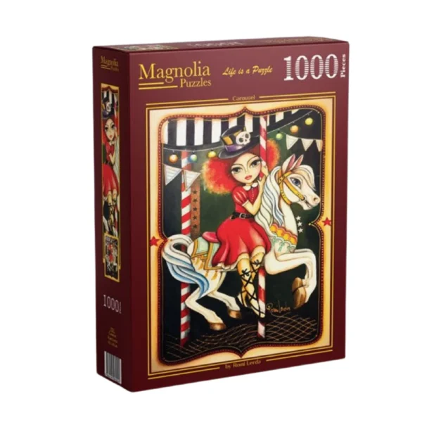 Magnolia - Carousel - Romi Lerda 1000 Piece Puzzle - Image 2