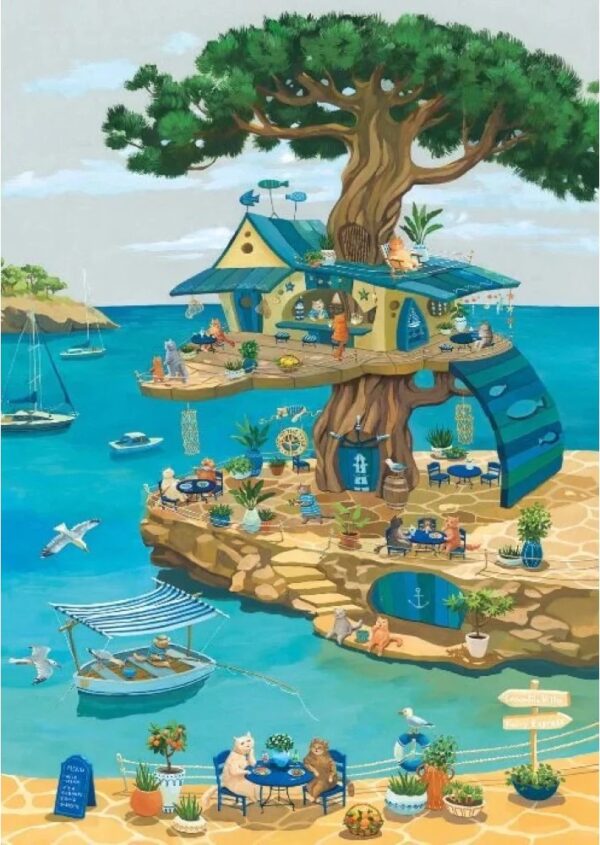 Magnolia - Cats on the Tree 1000 Piece Puzzle