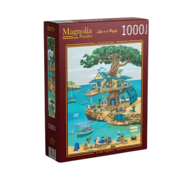 Magnolia - Cats on the Tree 1000 Piece Puzzle - Image 2