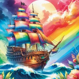 Delfy - Colorful Horizons 1000 Piece Puzzle