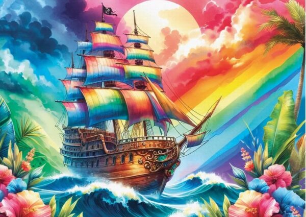 Delfy - Colorful Horizons 1000 Piece Puzzle