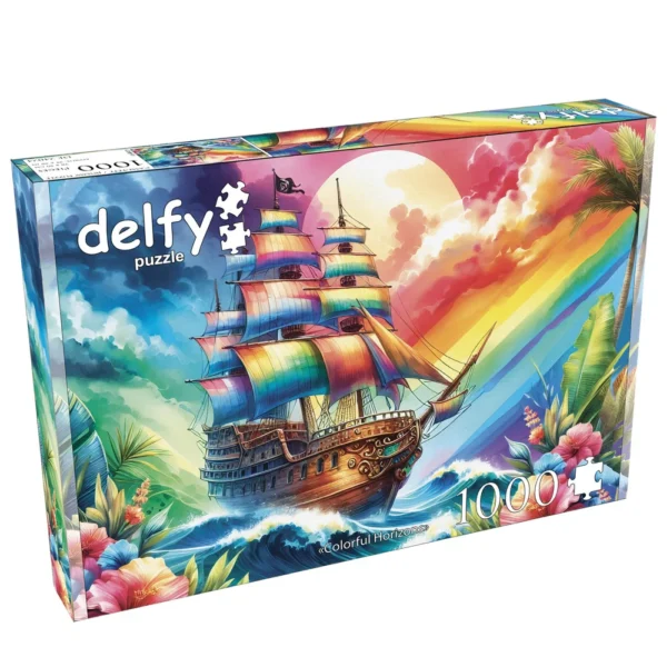 Delfy - Colorful Horizons 1000 Piece Puzzle - Image 2