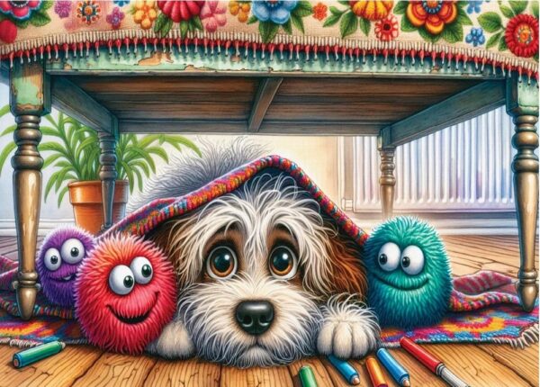 Delfy - Courage Under Cover 1000 Piece Puzzle