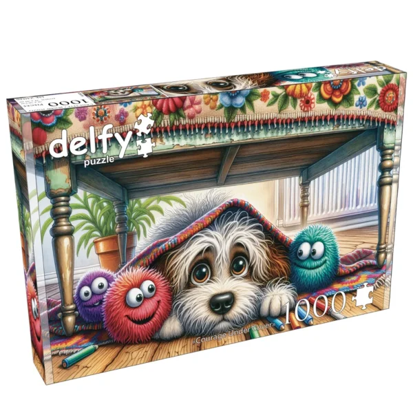 Delfy - Courage Under Cover 1000 Piece Puzzle - Image 2