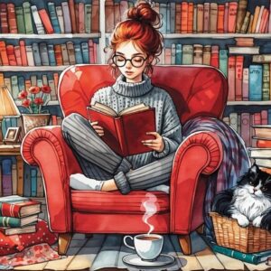 Delfy - Cozy Reading Time 1000 Piece Puzzle