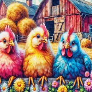 Delfy - Egg-Citing Trio 1000 Piece Puzzle