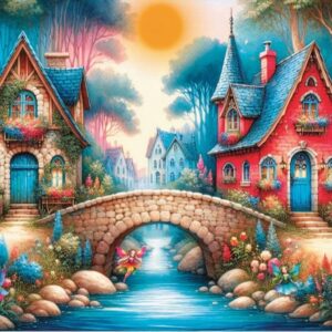 Delfy - Fairy Morning 1000 Piece Puzzle