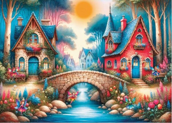 Delfy - Fairy Morning 1000 Piece Puzzle