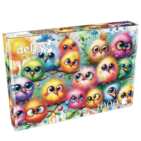 Delfy - Feathers of Fun 1000 Piece Puzzle - Image 2