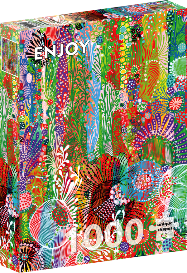 Enjoy - Floral Curtain 1000 Piece Puzzle - Image 2