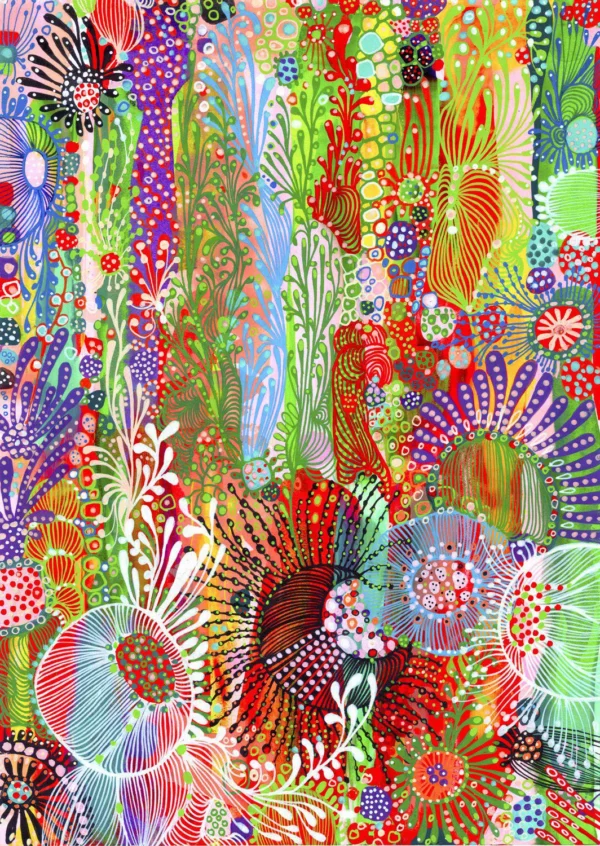 Enjoy - Floral Curtain 1000 Piece Puzzle