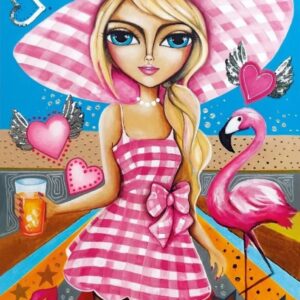 Magnolia - Lady in Pink - Romi Lerda 1000 Piece Puzzle