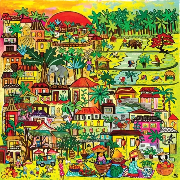 Magnolia - Life in Asia 1000 Piece Puzzle