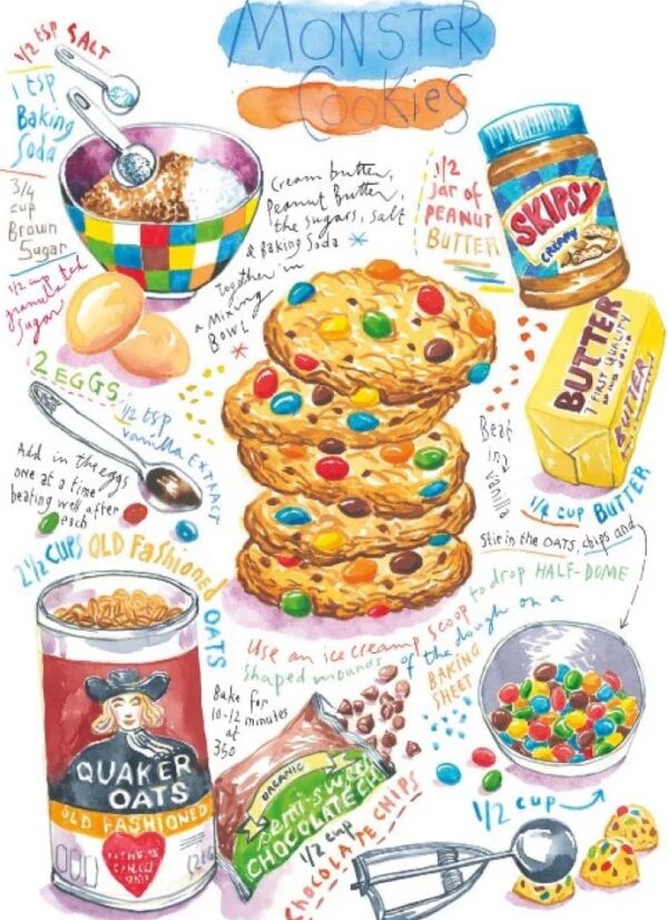 Magnolia - Monster Cookies 1000 Piece Puzzle