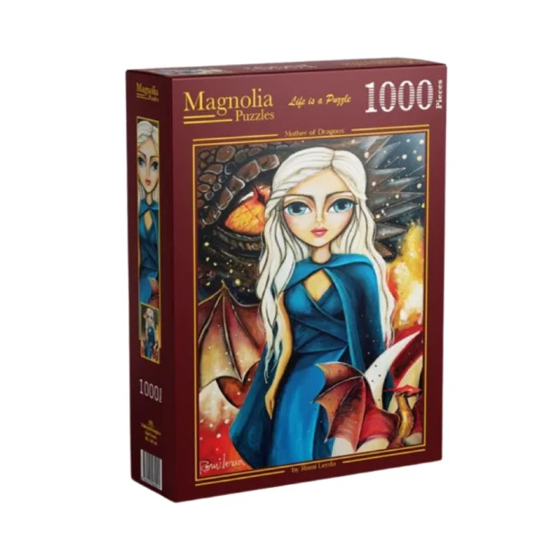 Magnolia - Mother of Dragons - Romi Lerda 1000 Piece Puzzle - Image 2