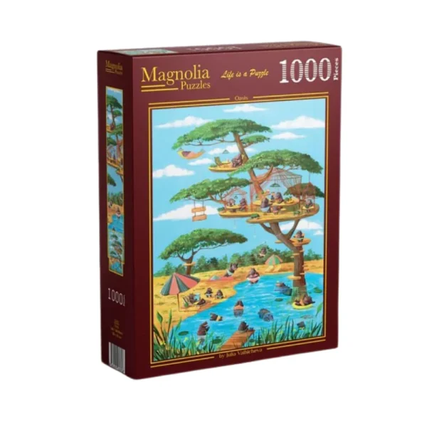 Magnolia - Oasis 1000 Piece Puzzle - Image 2