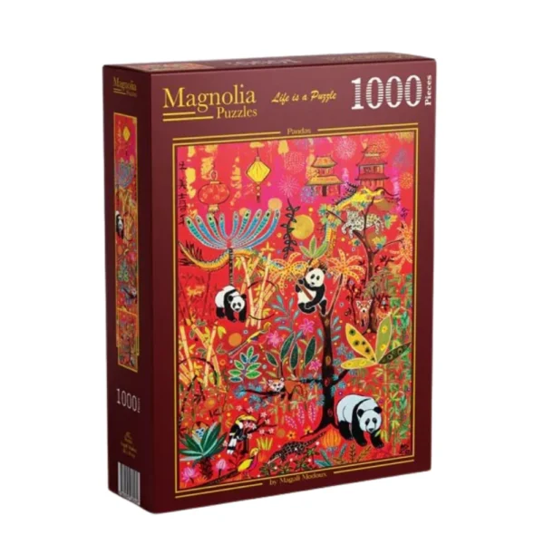 Magnolia - Pandas 1000 Piece Puzzle - Image 2