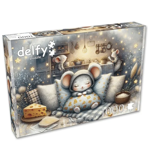 Delfy - Snuggled in Comfort 1000 Piece Puzzle - Image 2