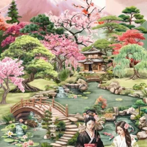 Magnolia - Tea Garden 1000 Piece Puzzle