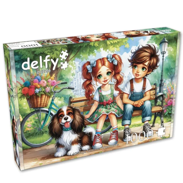 Delfy - Vintage Summer Afternoon 1000 Piece Puzzle - Image 2