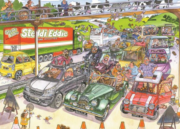 Jumbo - Wasgij Original 19 Cone-gestion 1000 Piece Puzzle