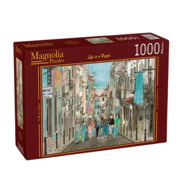 Magnolia - Walk in Lisbon 1000 Piece Puzzle - Image 2