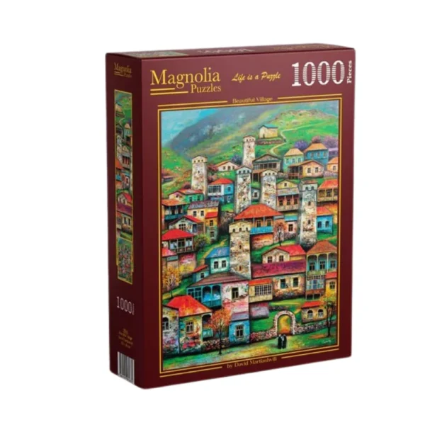 Magnolia - Beautiful Village 1000 Piece Puzzle - Image 2