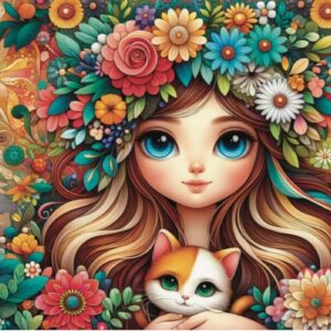 Jacarou - Blossom Companions 1000 Piece Puzzle