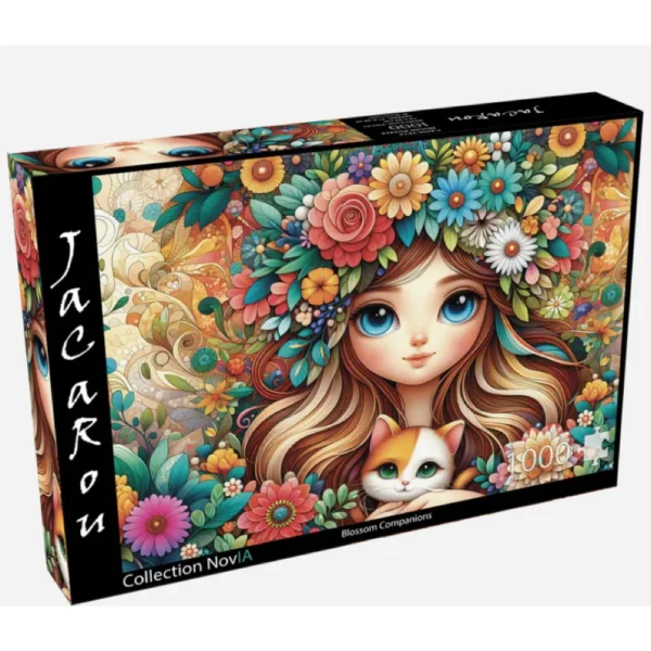 Jacarou - Blossom Companions 1000 Piece Puzzle - Image 2