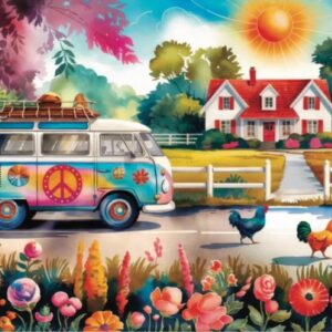 Jacarou - Fields of Freedom 1000 Piece Puzzle