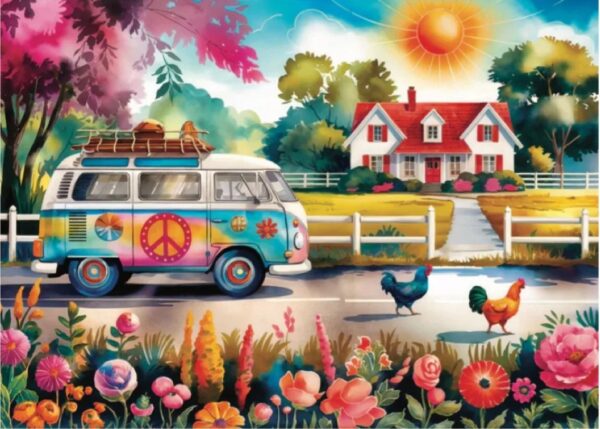 Jacarou - Fields of Freedom 1000 Piece Puzzle