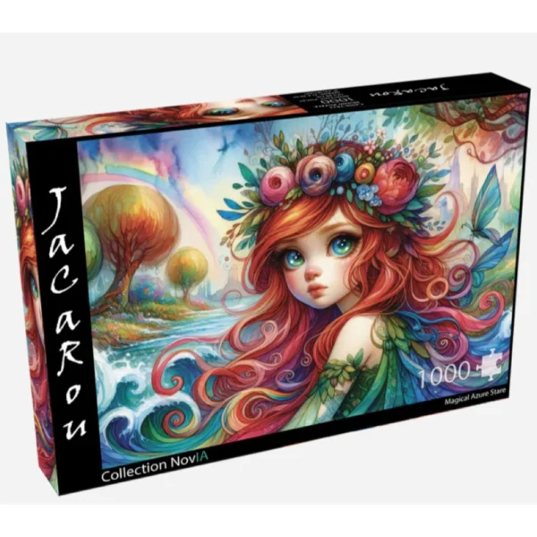 Jacarou - Magical Azure Stare 1000 Piece Puzzle - Image 2