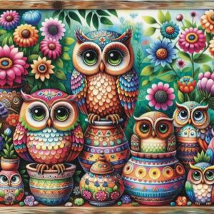 Jacarou - Owl Together Now 1000 Piece Puzzle