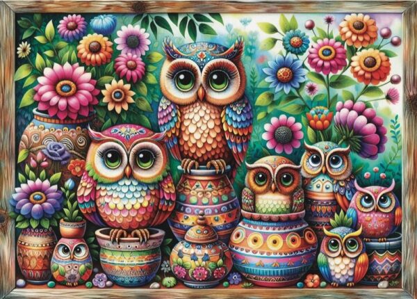 Jacarou - Owl Together Now 1000 Piece Puzzle