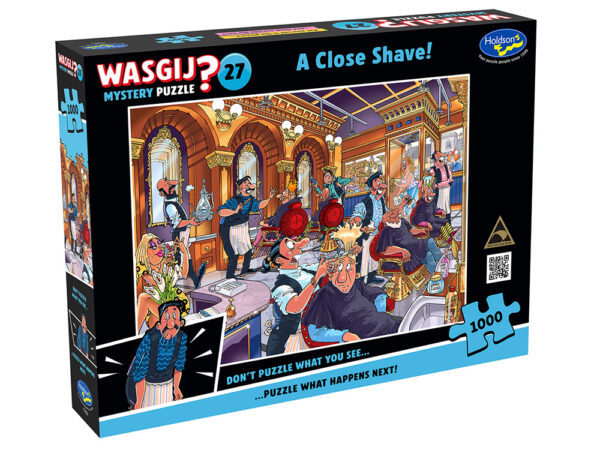 Holdson - Wasgij Mystery 27 - A Close Shave 1000 Piece Puzzle - Image 2