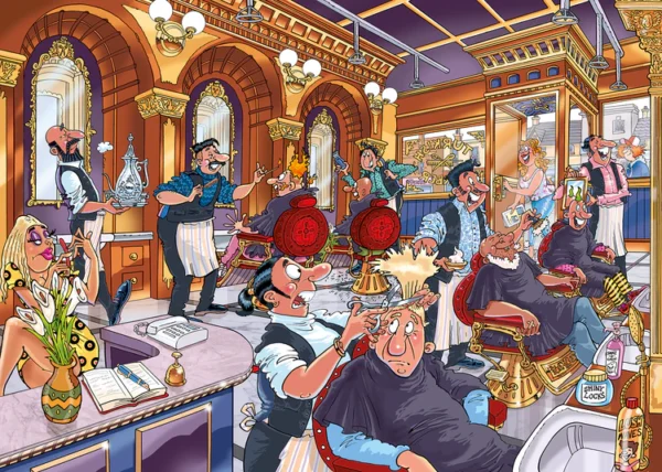 Holdson - Wasgij Mystery 27 - A Close Shave 1000 Piece Puzzle