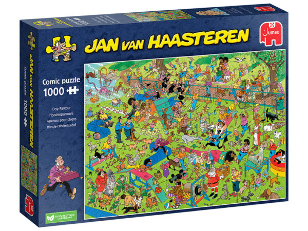 Jan van Haasteren - Dog Parkour 1000 Piece Puzzle - Image 2