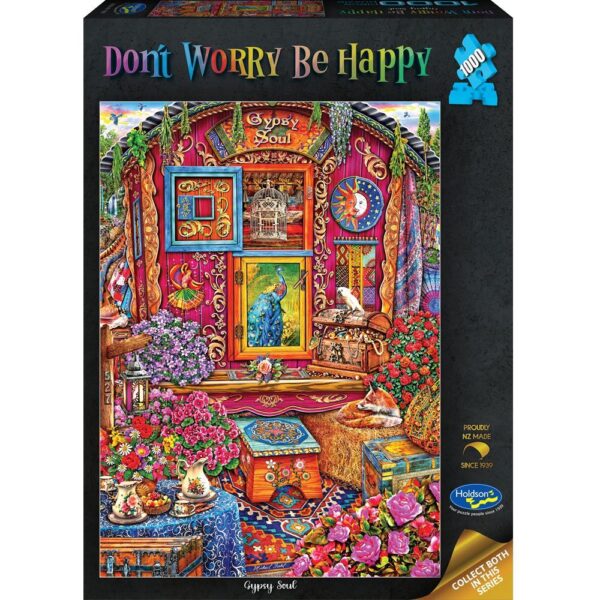 Holdson - Don't Worry be Happy - Gypsy Soul 1000 Piece Puzzle - Image 2