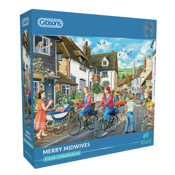 Gibsons - Merry Midwives 1000 Piece Puzzle - Image 2