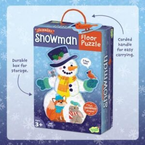 Peaceable Kingdom - Snowman 40 Piece Floor Puzzle