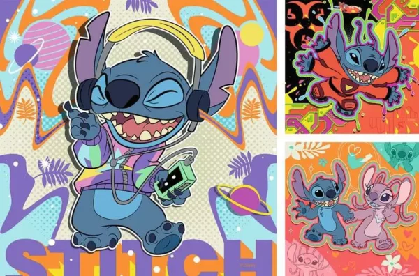 Ravensburger - Disney Stitch 3 x 49 Piece Puzzle - Image 2